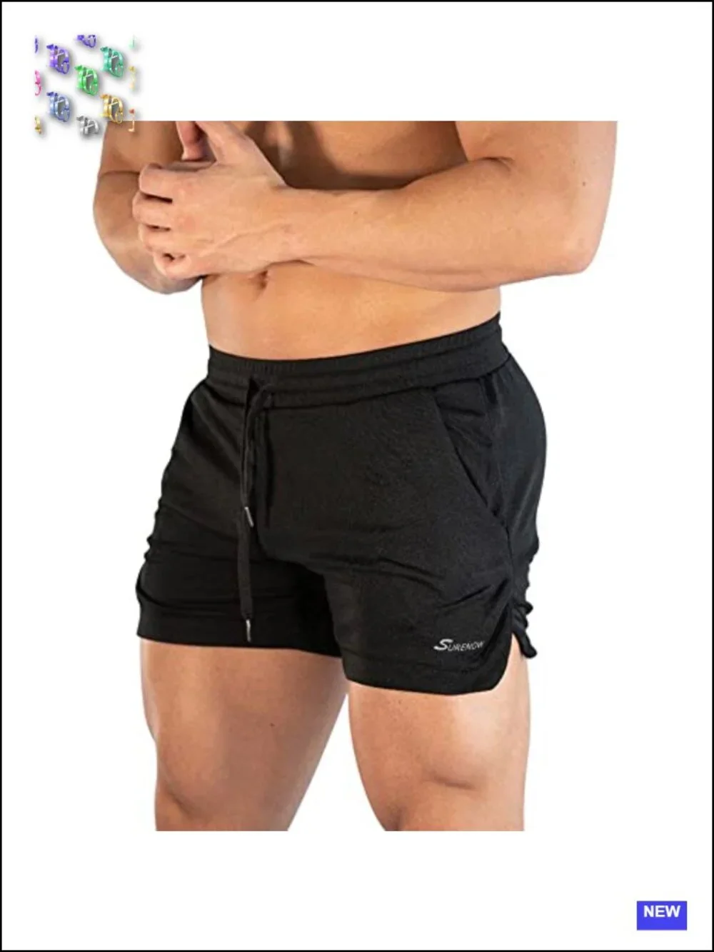 Men's Quick-Dry Running Shorts 3 Inch with Pockets Athletic Gym Workout